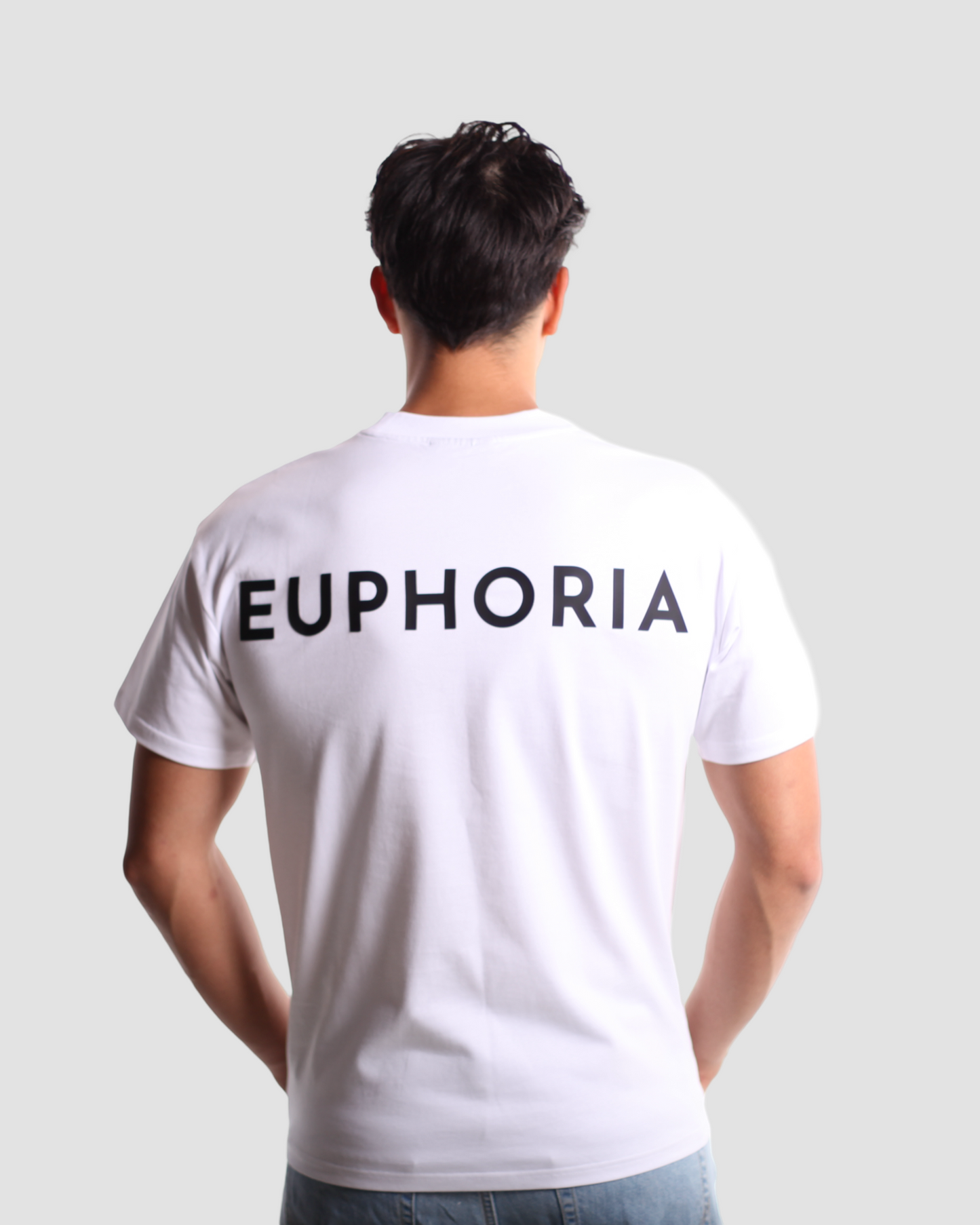 Premium Black On White T-Shirt