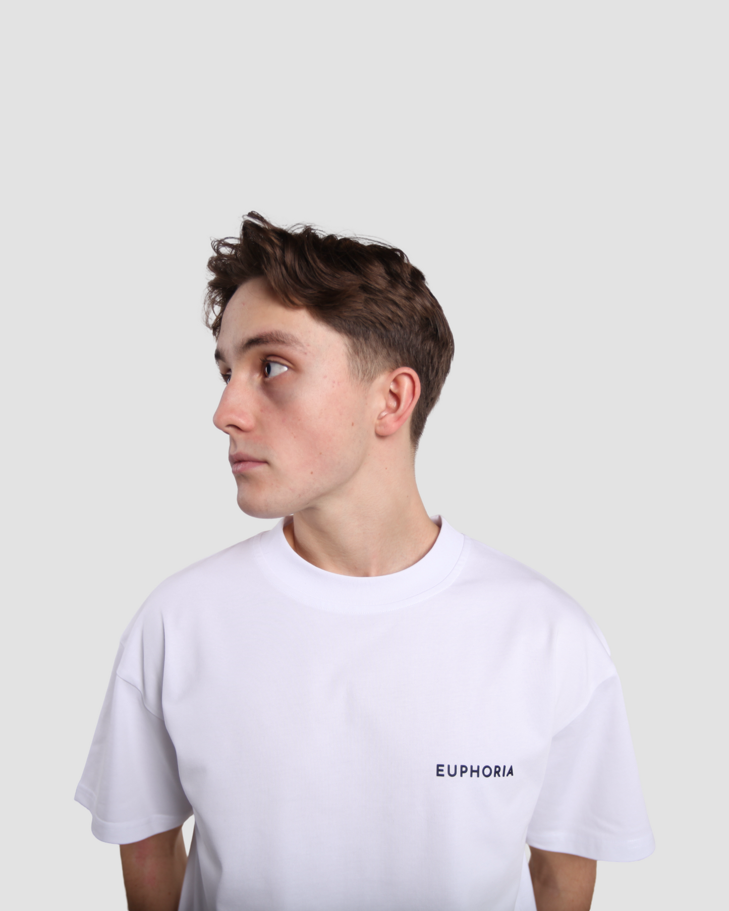 Premium Black On White T-Shirt